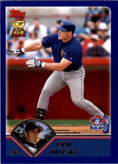 Topps Toronto Blue Jays Carte De Baseball Eric Hinske Eur