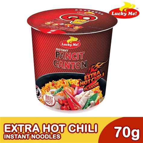 Lucky Me Pancit Canton Go Cup Extra Hot Chili G Lazada