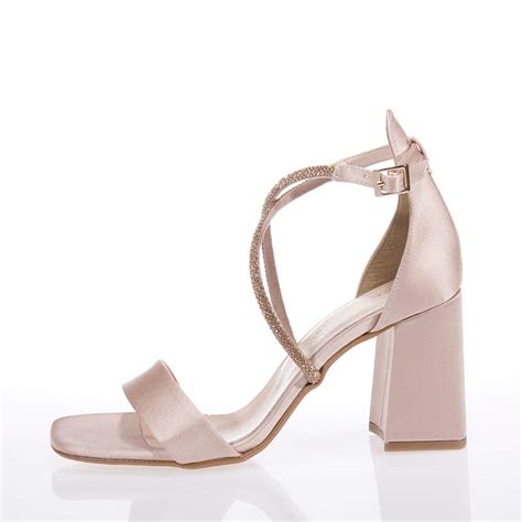 Beatris B Nude Strass Topshoes Gr