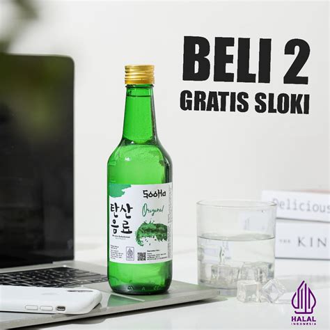 Jual Original Sparkling Water Soju Non Alcohol Regular Korean