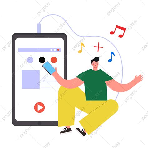 Leisure Time Clipart Vector Audio Books Leisure Time Listening Sound