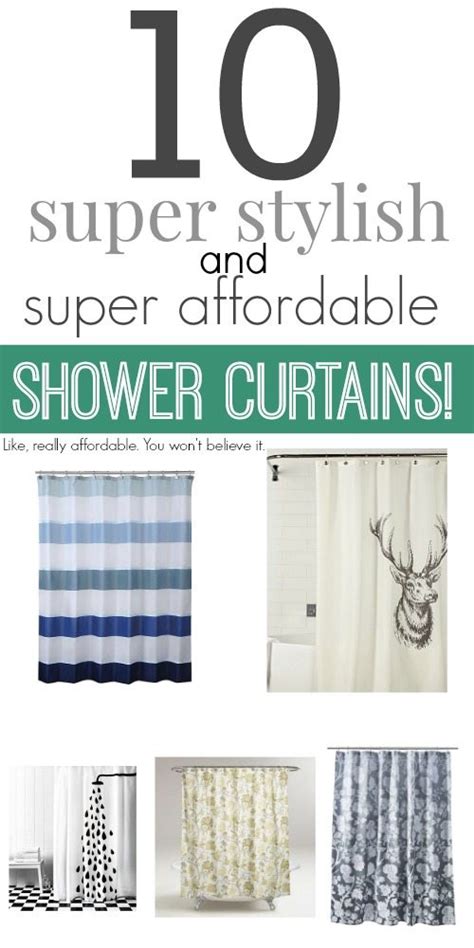 10 Super Stylish And Super Affordable Shower Curtains The Creek Line