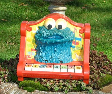 Vintage 70s 1976 Cookie Monster Piano Muppets Inc Musical | Etsy ...