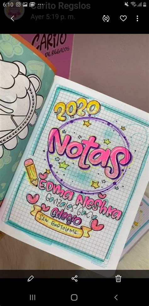 Pin De Kary Cortez En Marcar Cuadernos Cuadernos Creativos Formas De