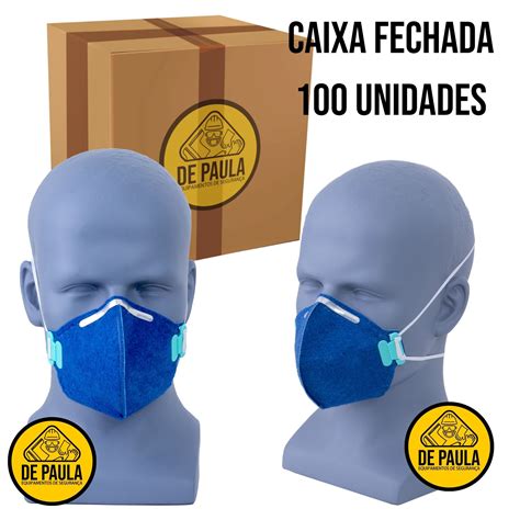 CAIXA 100 UN MASCARA DESCARTÁVEL PFF1 SEM VALVULA LUBEKA