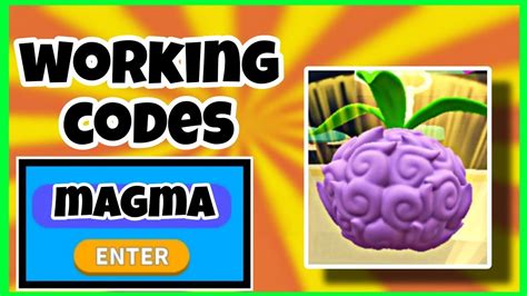 Magma Fruit Battlegrounds Codes All Working Codes Fruit