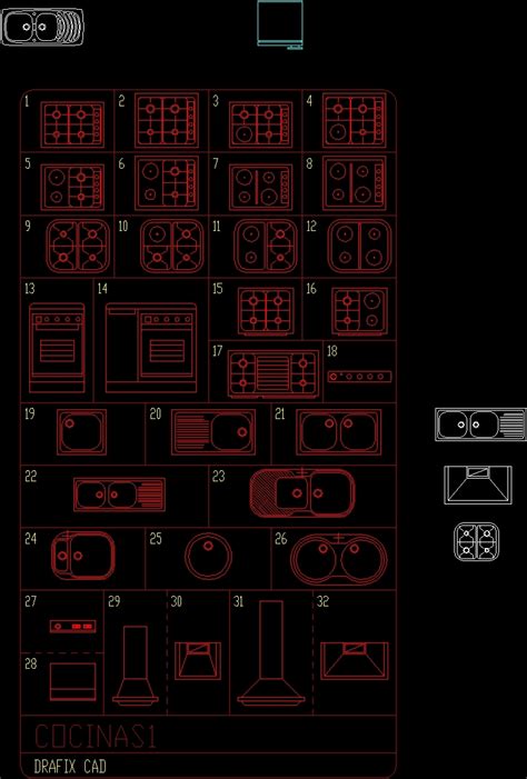 Kitchen Furniture D Dwg Elevation For Autocad Designs Cad