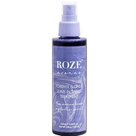 Roze avenue forever blonde Fioletowa odżywka do włosów blond bez spłukiwania 150ml Borovski