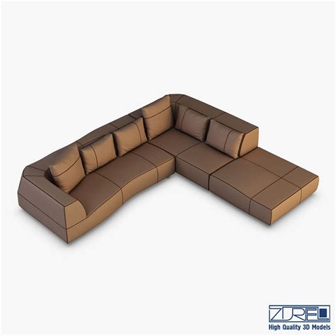 Iddesign Bend Sofa 3d Model 7 Max Fbx Obj Free3d
