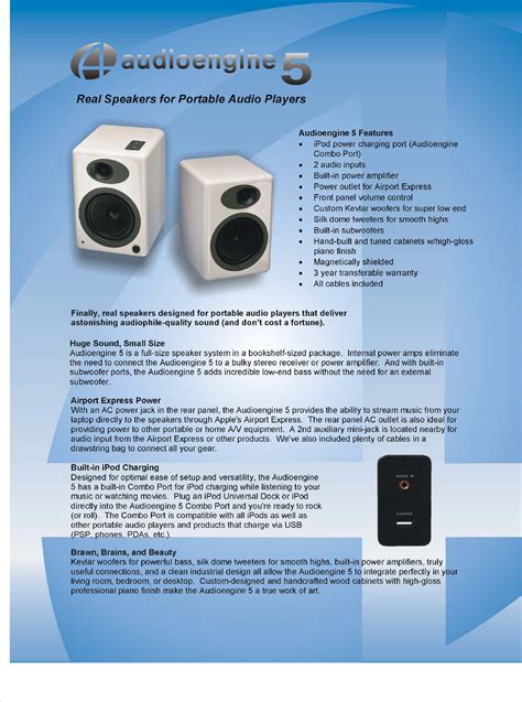 User Manual Speaker Manual