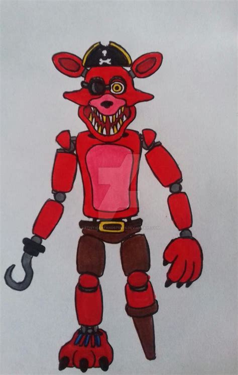 Unwithered Pirate Foxy By Artisticartandstuffs On Deviantart Fnaf