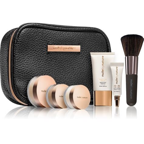 Nude By Nature Complexion Essentials Starter Kit Zestaw Upominkowy N Silky Beige Dla Kobiet