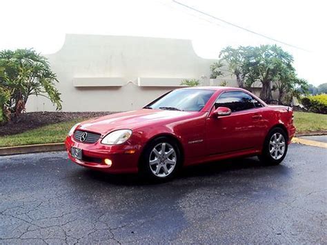 Find Used 2001 Mercedes Benz Slk 230 Kompressor Convertible Black