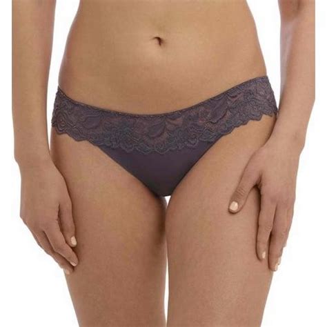 Tanga Gris En Nylon Wacoal Lingerie Lemon Curve