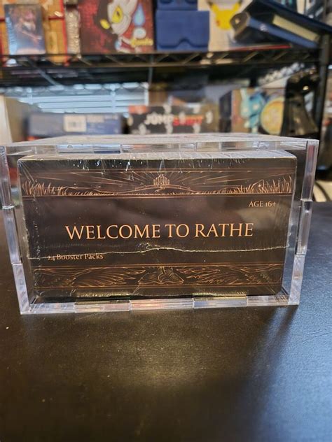 Flesh And Blood Welcome To Rathe Alpha Booster Box W Acrylic Case Ebay