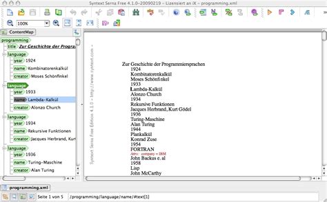 freier xml editor von syntext heise