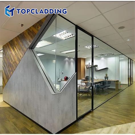 Design School Modern Office Screen Soundproof Smart Privacy Operable Wall Glass Partition