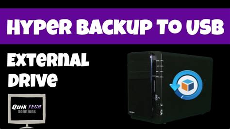 How To Backup Your Nas Using Hyper Backup Youtube