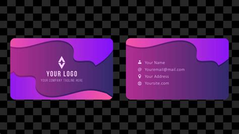 Name Card and Business Card Template Design Abstract Background EPS 10 ...