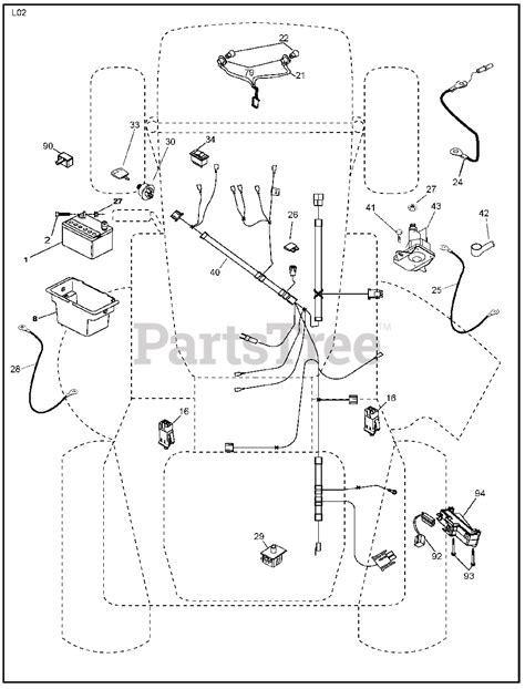 Poulan Po 17542 Lt 960120100 01 Poulan Lawn Tractor 2010 02 Electrical Parts Lookup With