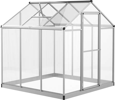 Amazon Outsunny L X W Walk In Polycarbonate Greenhouse With