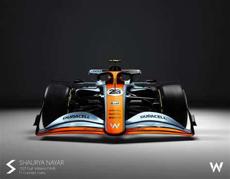 My 2023 Gulf Williams Fw45 F1 Concept Livery I Hope You Like It R Formula1