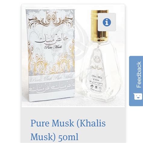 Pure Musk Perfume Halal No Alcohol 50ml Unisex Depop