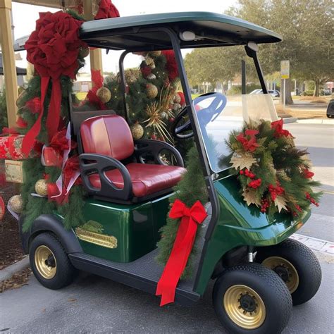 47 Golf Cart Christmas Decorating Ideas For Holiday Fun Best Online