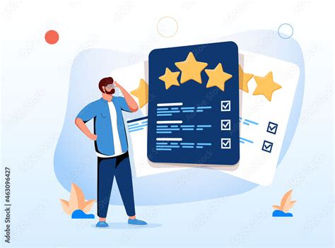 cute cartoon guy  rating cards choosing   tariff plan