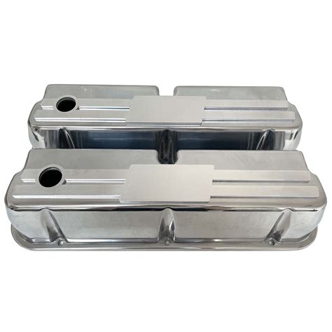 Ford 289 302 351 Windsor Tall Valve Covers Billet Top Polished Ansen Usa