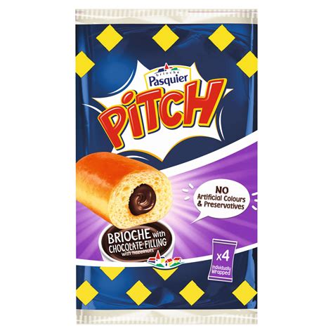 Brioche Pasquier Pitch Chocolate Flavour Filled Brioche 4 X 3875g