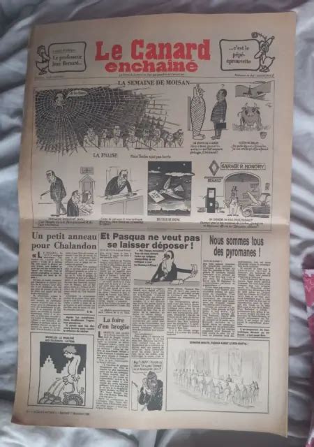 JOURNAL LE CANARD Enchaîné du 17 décembre 1986 n3451 EUR 6 00