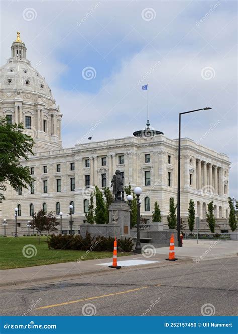 State Capitol in St. Paul, the Capital City of Minnesota Stock Photo