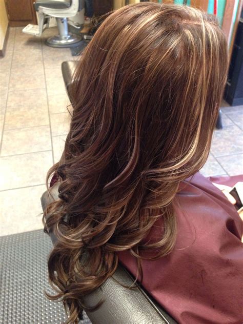 Gorgeous warm brown with blonde highlights! | Long hair styles, Hair ...