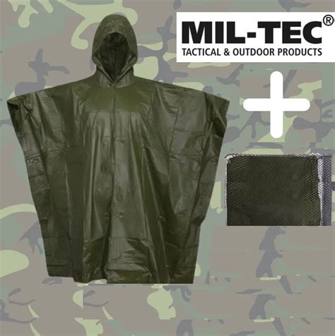 Пончо MIL-TEC Германия + ЧЕХОЛ, Дождевик MIL-TEC, Военный Дождевик ЗСУ ...
