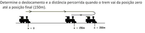 Deslocamento E Distancia Percorrida - Ajuda por favor!! 1) Determine o deslocamento e a distância percorrida ...