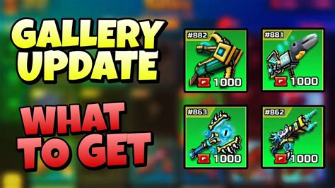 What To Get From The NEW GALLERY UPDATE Pixel Gun 3D YouTube