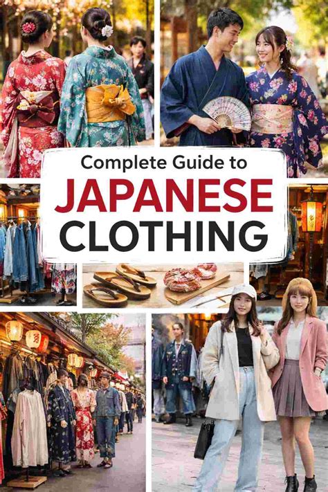 complete guide  japanese clothing traditional  modern styles