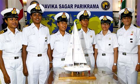 Indian Navy S All Female Crew Completes First Solo Maritime Mission