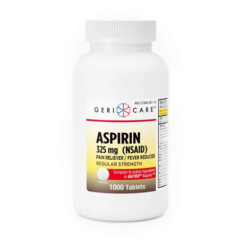 Quali-Tabs Aspirin - Pain Relief, Fever Reducer, Anti-Inflammatory