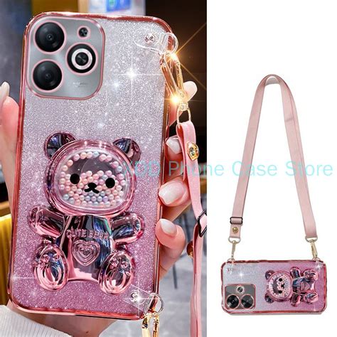 ปลอก infinix Smart X Hot i Tecno Spark GO BG Spark C POP กรณElectroplating