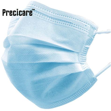 Disposable 3ply Medical Surgical Earloop Non Woven Type Iir Face Mask