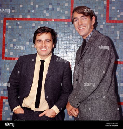 British Comedian Peter Cook Right With Dudley Moore Stock Photo Alamy