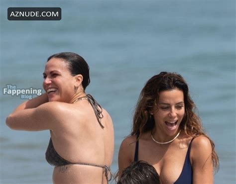 Eva Longoria Sexy Spotted Showing Off Her Hot Bikini Body At The Beach Club Nosso Marbella In