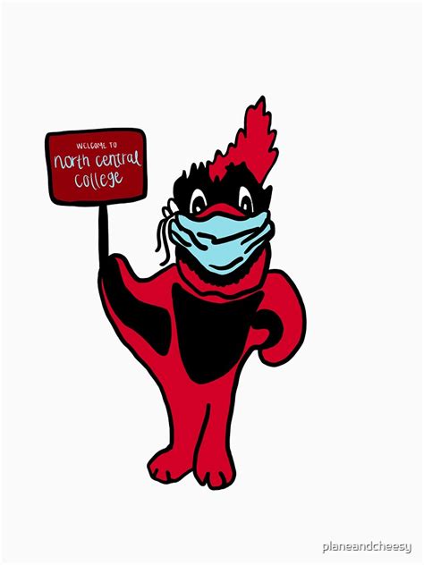 "North Central College mascot" T-shirt for Sale by planeandcheesy ...