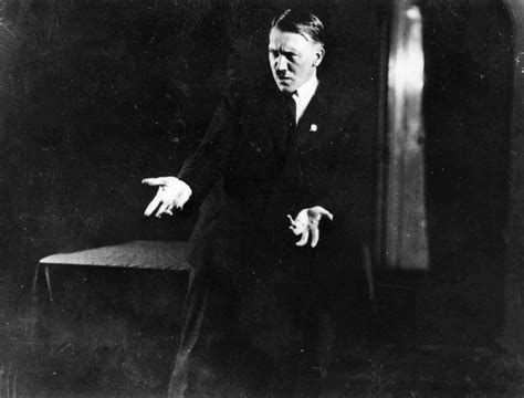 Hitler Rehearsing His Speech In Front Of The Mirror Rare