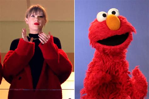 Taylor Swift S Red Teddy Coat At Travis Kelce S Latest Chiefs Game Just Got Elmo S Stamp Of Approval