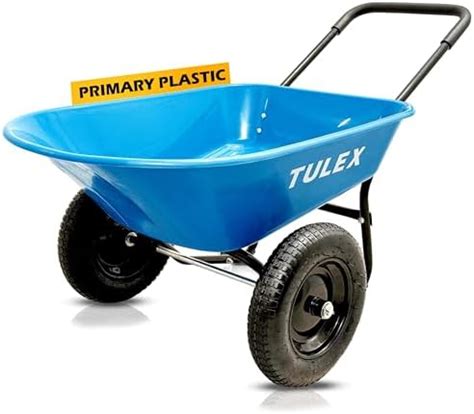 Amazon Tulex Dual Wheel Home Garden Yard Utility Wheelbarrow Cart