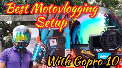 Best Motovlogging Setup With Mobile And Gopro Action Camera Youtube