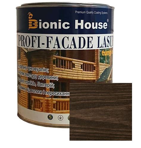 ᐉ Фасадная краска-пропитка для дерева Bionic House с тунговым маслом 2 ...